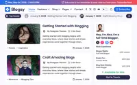 Blogsy theme preview
