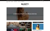 Blogty theme preview