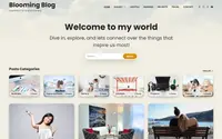 Blooming Blog theme preview