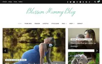 Blossom Mommy Blog theme preview