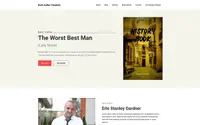 Book Author theme preview