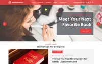 Bookstore Library theme preview