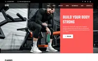 Bootstrap Fitness theme preview