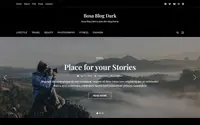 Bosa Blog Dark theme preview