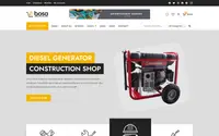 Bosa Construction Shop theme preview
