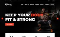 Bosa Fitness theme preview