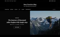 Bosa Travelers Blog theme preview