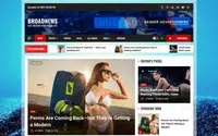 BroadNews theme preview