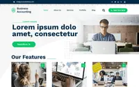 Business Accounting theme preview