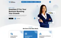 Business Landing Page theme preview