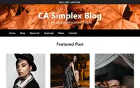 CA Simplex Blog theme preview