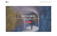 Cabin Travel Blog theme preview