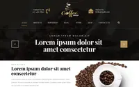 Cafe Coffee Shop theme preview