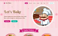 Cake Bakery theme preview