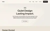Calm Canvas theme preview