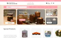 Candles Shop theme preview