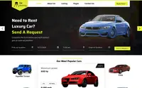 Car Booking theme preview