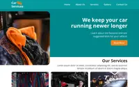 Car Services Center theme preview