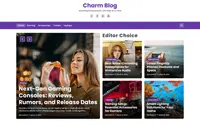 Charm Blog theme preview