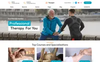 Chiropractor Therapy theme preview
