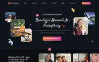 Cinematic Photographer theme preview