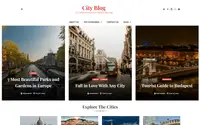 City Blog theme preview