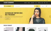 Classic Ecommerce theme preview