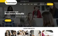 Classic Landing Page theme preview