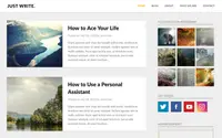 Clean Bloggist theme preview