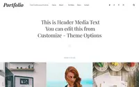 CleanPortfolio theme preview