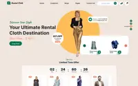 Cloth Rental Shop theme preview