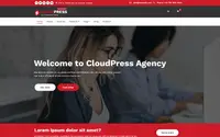 CloudPress Agency theme preview