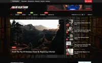 Color Blog Dark theme preview