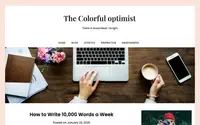 Colorful Newsly theme preview