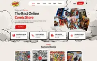 Comic Book Store theme preview