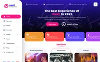 Conference Event Planner theme preview