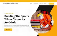 Construction Solutions theme preview
