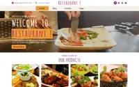 Continental Restaurant theme preview