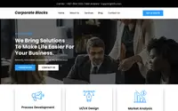 Corporate Blocks theme preview