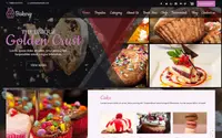 Creamy Bakery theme preview