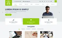 Creative One Page theme preview