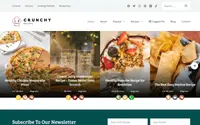 Crunchy Recipe theme preview