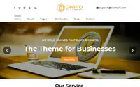 Cryptocurrency Exchange theme preview