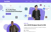 CV Portfolio Blocks theme preview