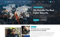 Cyber Security Services theme preview