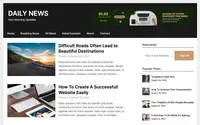 Daily Newspaper theme preview