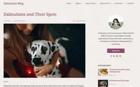 Dalmatian Blog theme preview