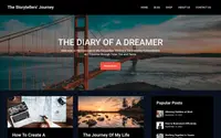 Dark Mode Blog theme preview