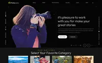 Dark Photography theme preview