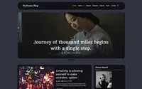 Darkness Blog theme preview